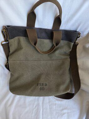 FEED Projects Work Bag Crossbody Tote.